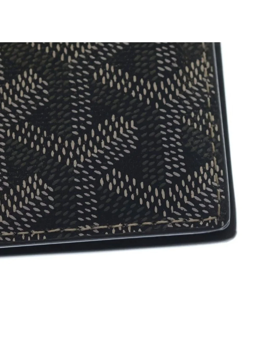 Goyard Saint Florentine Bifold Wallet Compact Helibone Leather Gray